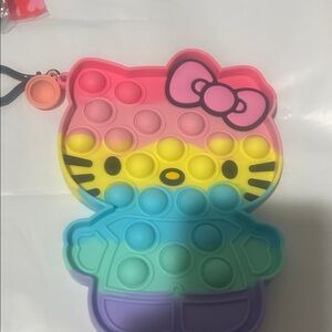 Colorful Hello Kitty Pop It Fidget Toy